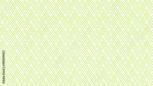 фотографія Seamless geometric lime green lattice pattern on a white background, perfect for modern designs