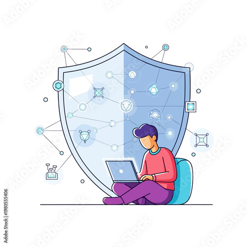 Remote Worker Secured by Network Shield