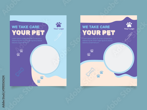 pet grooming social media post template
