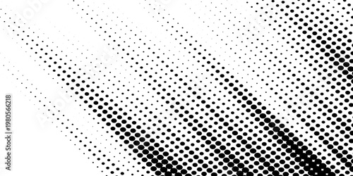 Set of halftone dots gradient pattern texture isolated on white background. Straight dotted spots using halftone circle dot raster texture. Vector blot half tone collection.