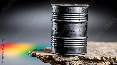 Black Barrel Balancing on Cliff Edge in Tense and Instable Situation