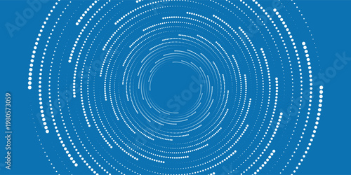 Spiral sound wave rhythm line dynamic abstract vector background