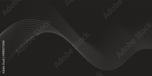 Artistic geometric line with colorful gradient background. perspectives of geometric abstraction.