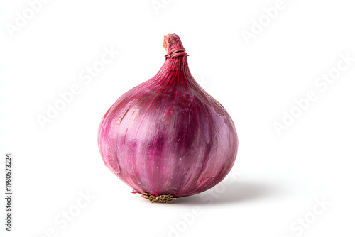 red onion isolated on white background