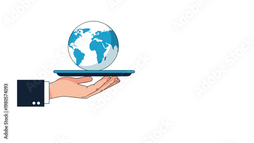 Ambitious businessman using a pole vault to jump over a rising bar chart towards a shining success star in a blue sky background.