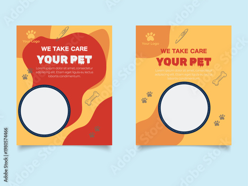 pet grooming social media post template