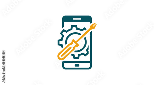 Smartphone Repair and Maintenance Icon