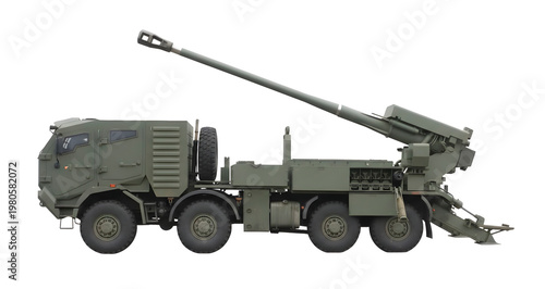 The third series of the Ukrainian 155mm self-propelled howitzers 2S22 Bogdana