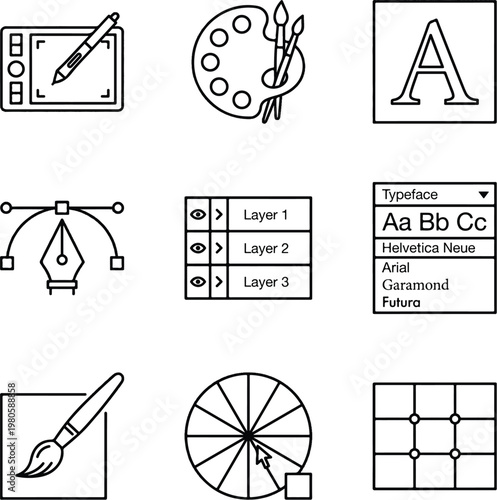 Graphic Design Icons