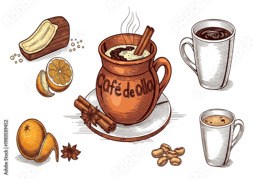 Cozy Morning Vibes A Selection of Coffee and Citrus Delights