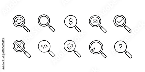 Security and home protection web line icons set featuring fingerprint scan CCTV camera emergency alarm bell car safety technical support and more Vector Illustration with editable stroke