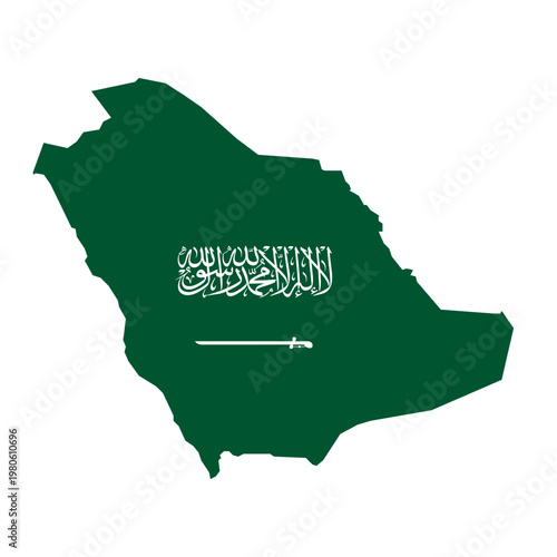 Silhouette Map of a Middle Eastern Country with Traditional Arabic Calligraphy wordcup football