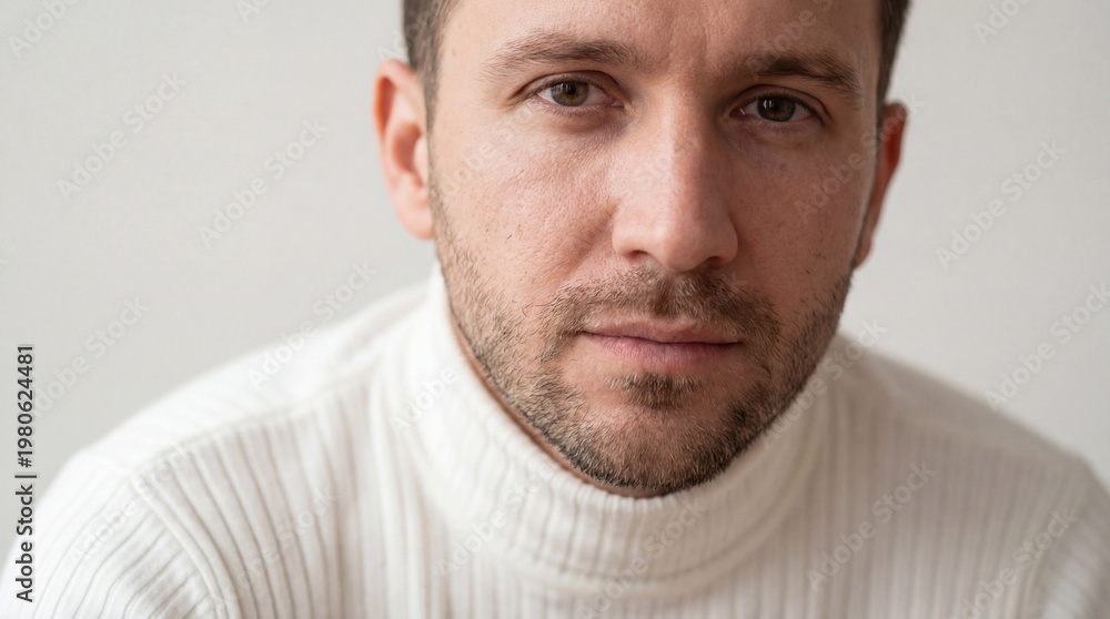 Fototapeta premium Man Turtleneck