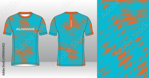 Modern Running Jersey Design Template for Sportswear