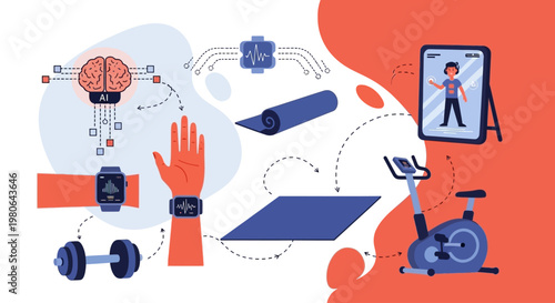 Smart fitness technology and exercise equipment