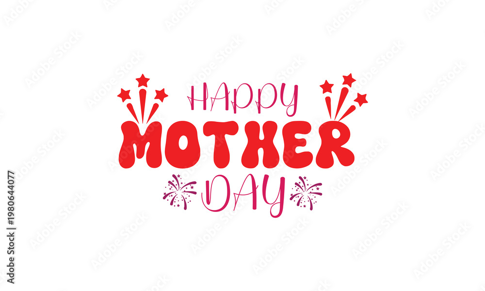 Fototapeta premium Celebrate Mom with this vibrant 