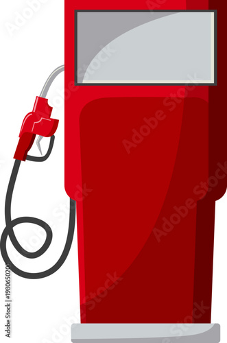 Gas Station Illustration 