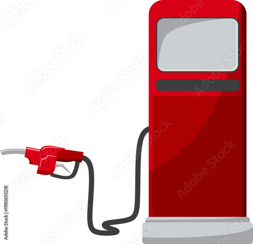 Gas Station Illustration 