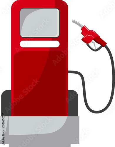 Gas Station Illustration 