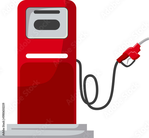 Gas Station Illustration 