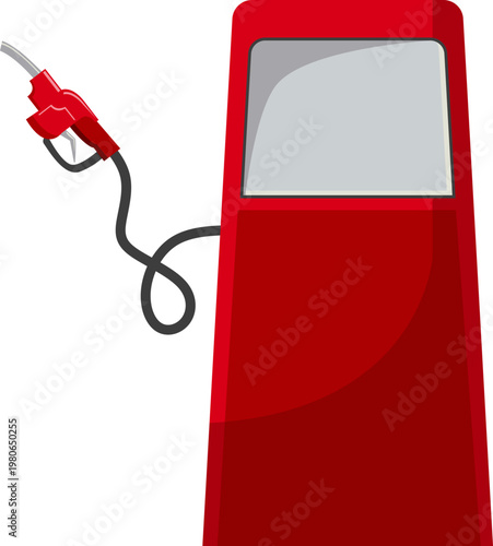 Gas Station Illustration 