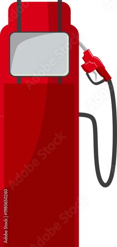 Gas Station Illustration 