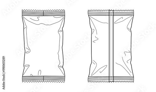 snack packaging vector designs