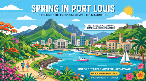 Spring in Port Louis Mauritius Tropical Paradise Adventure