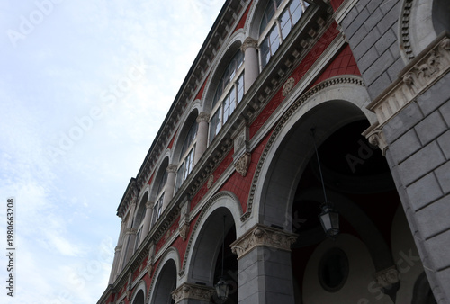 Slika na platnu Portici monumentali della stazione ferroviaria di Torino Porta Nuova, lungo Cors