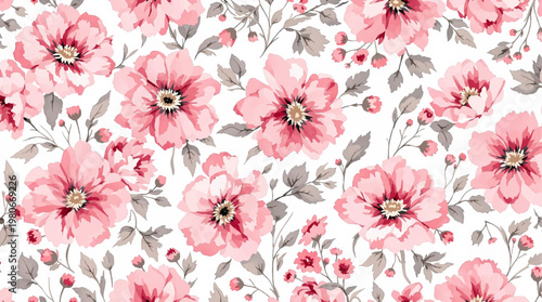 Soft and romantic floral composition featuring delicate blossoms arranged in a calming and elegant background
