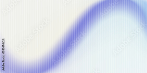 Soft glass ripple gradient in icy pale blue and lavender hues. Delicate reeded texture with frosted distortion effect and minimal vertical blur. Glass texture, vector illustration