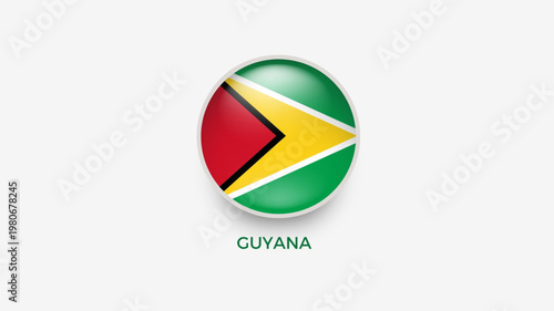 Free Download Guyana 3d flag vector illustrator - GFXLoad
