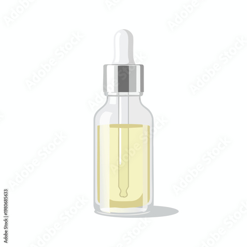 Skincare Serum Dropper Bottle for Beauty and Cosmetic Treatments