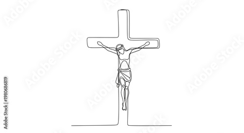 Jesus Christ on the cross crucifixion.