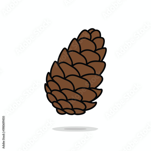 Close Up of a Natural Pine Cone with Detailed Texture for Nature and Wildlife Themes