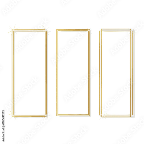 Minimalist Three Frame Wall Decor Set for Modern Interior Design