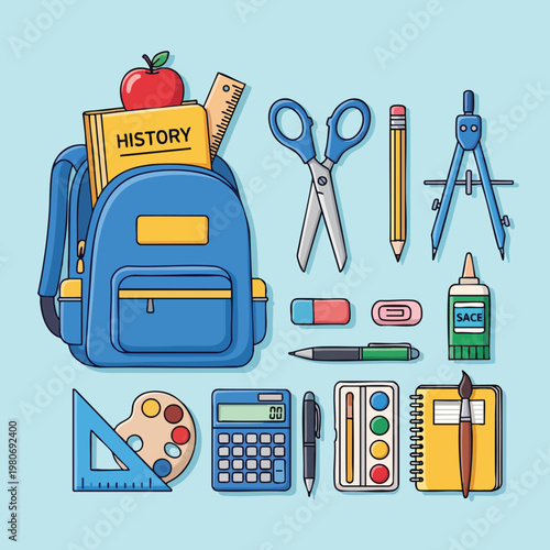 Back to School Supplies and Stationery Items for Students and Teachers