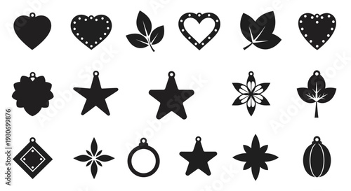 Collection of various charms and pendants.