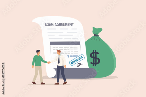 Business Deal and Money Bag