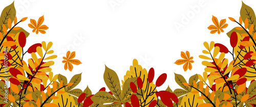 Autumn Leaves Border