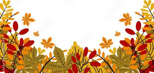 Autumn Leaves Border