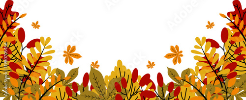 Autumn Leaves Border