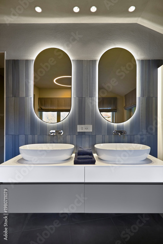 interior of a modern bathroom