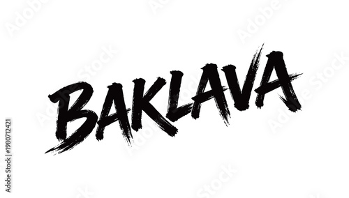 BAKLAVA Handwriting