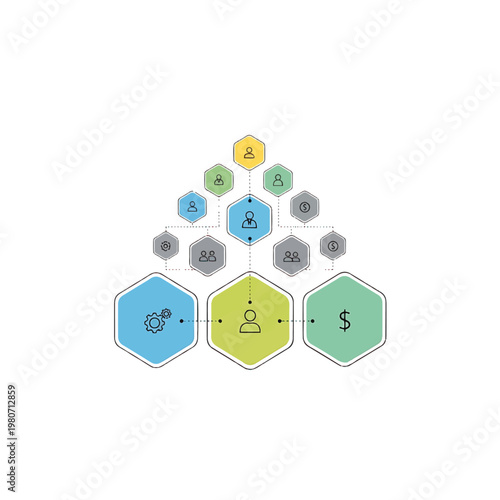 Business Finance Money Concept Illustration.