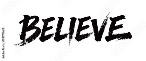 BELIEVE Handwriting