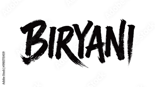 BIRYANI Handwriting