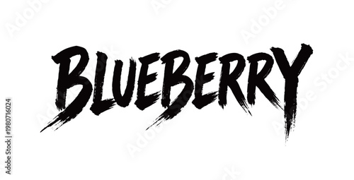 BLUEBERRY Handwriting