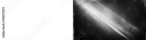 Cuadro en lienzo Bright Sunlight Lens Flare Streaks With Light Leak Isolated On Transparent Backg