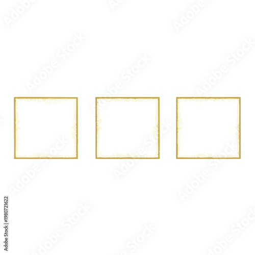 Creative blank photo frames for modern interior decor and wall art arrangements